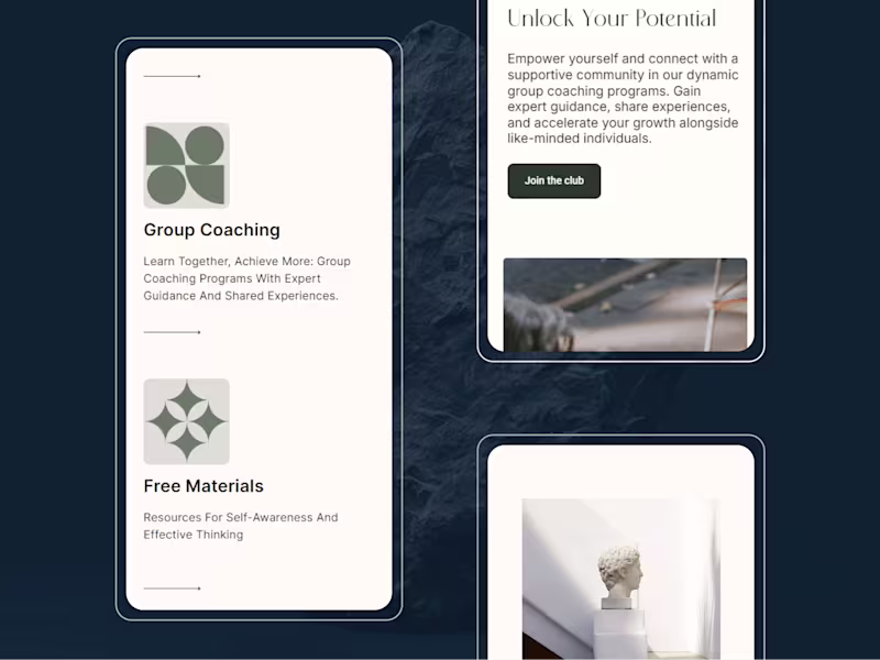 Cover image for Business Coaching Website