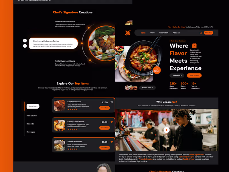 Cover image for Barbeque Restaurant Website — Figma