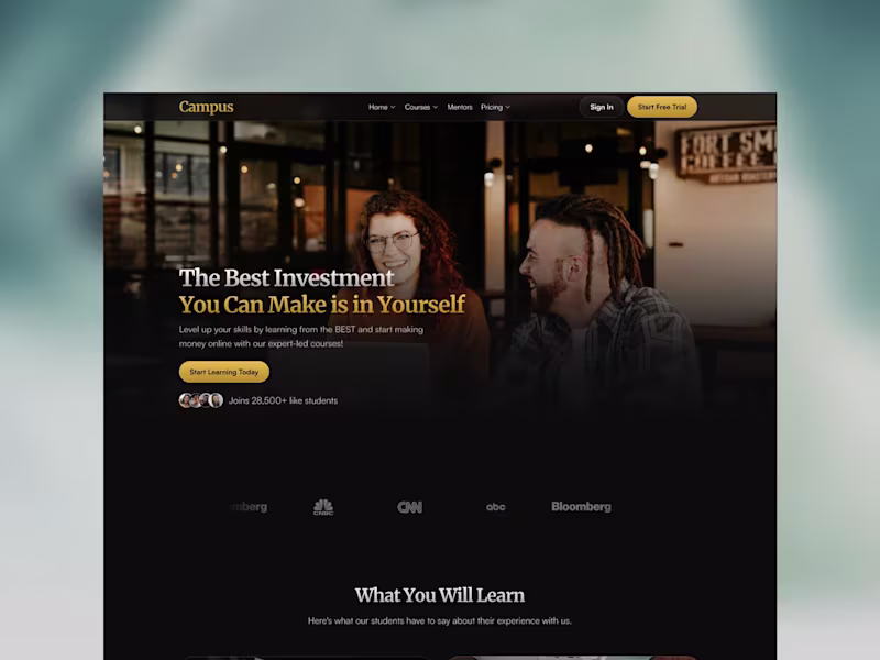 Cover image for Campus - Online Course Website
