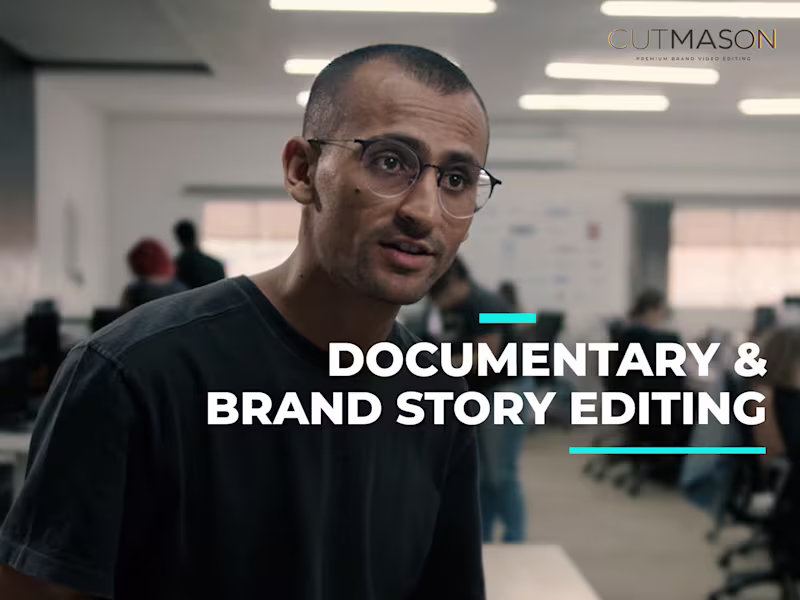 Cover image for Documentary & Brand Story Editing