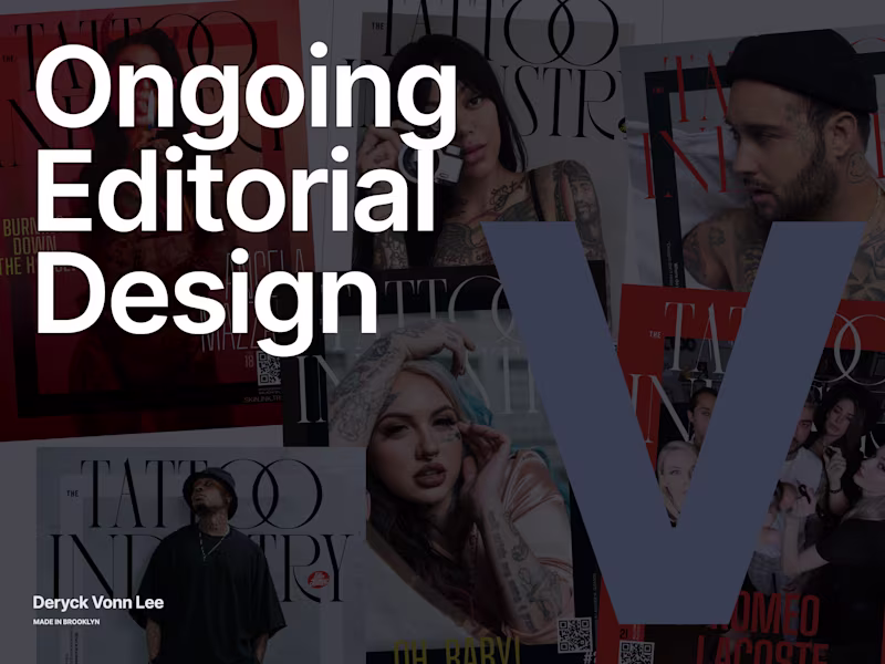 Cover image for Ongoing Publication Design & Art Direction