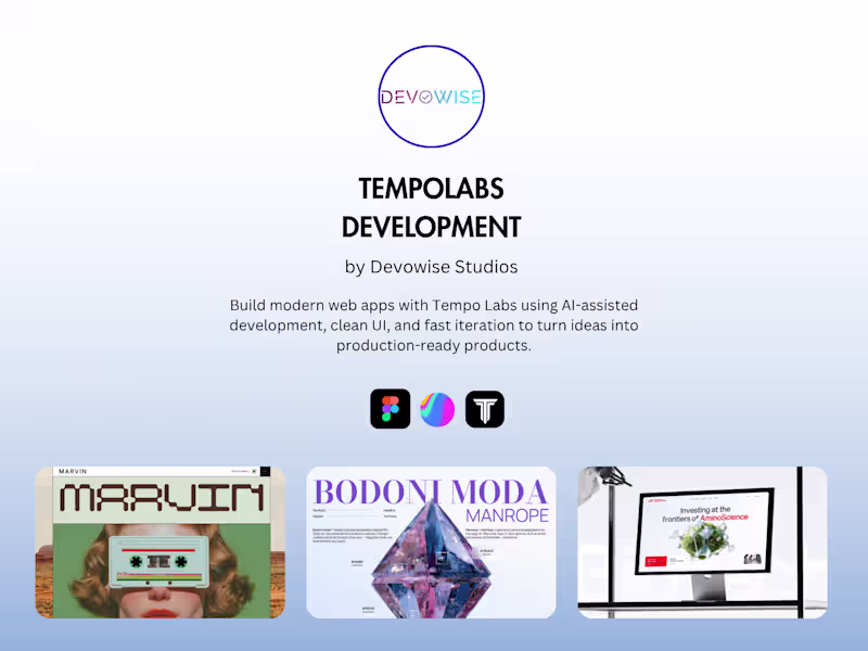 Cover image for End-to-End Web App Development Using TempoLab