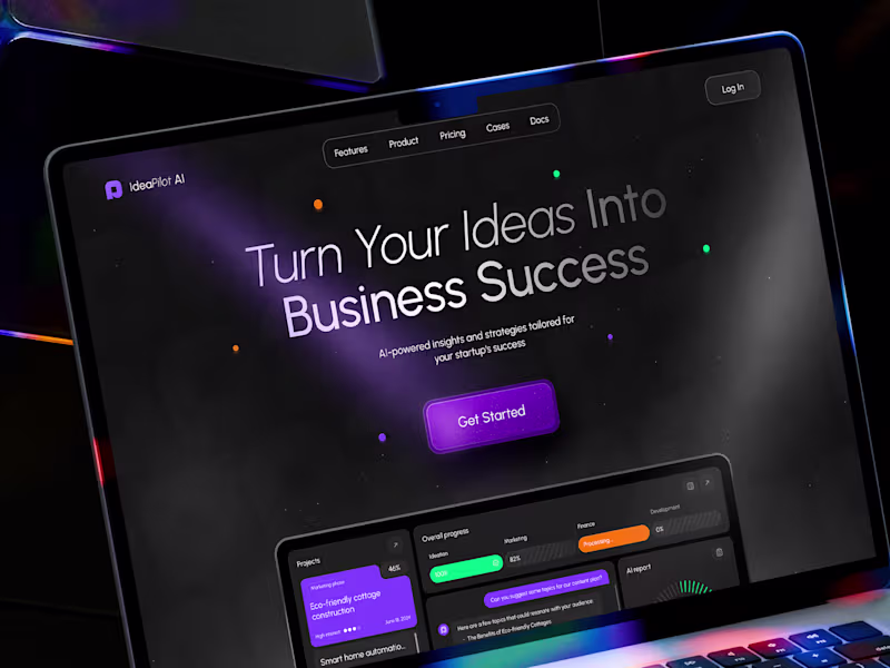 Cover image for IdeaPilot AI – Landing Page for Innovative Platform