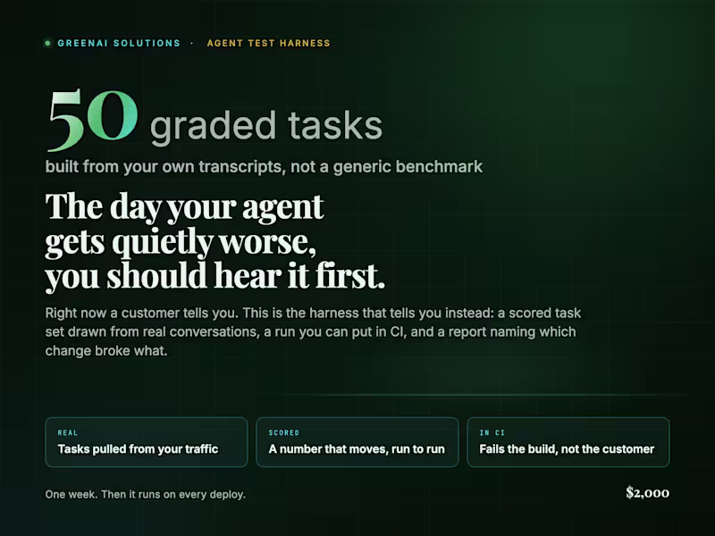 Cover image for Agent Test Harness - know before your customers do
