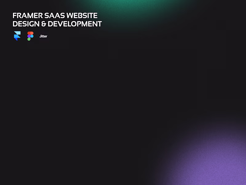 Cover image for Framer SaaS Website Design & Development