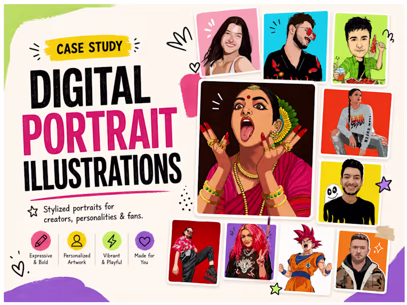 Cover image for Custom Digital Portrait Illustrations by Jagyasini Singh
