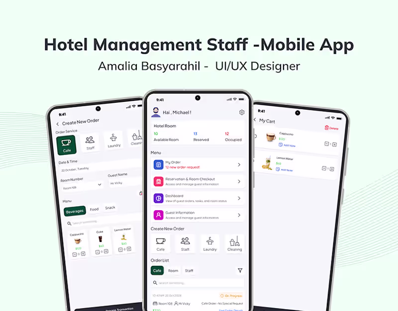 Cover image for Hotel Management Staff Mobile App 