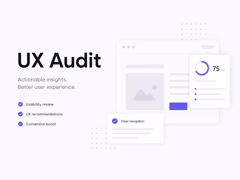 Cover image for UX Audit