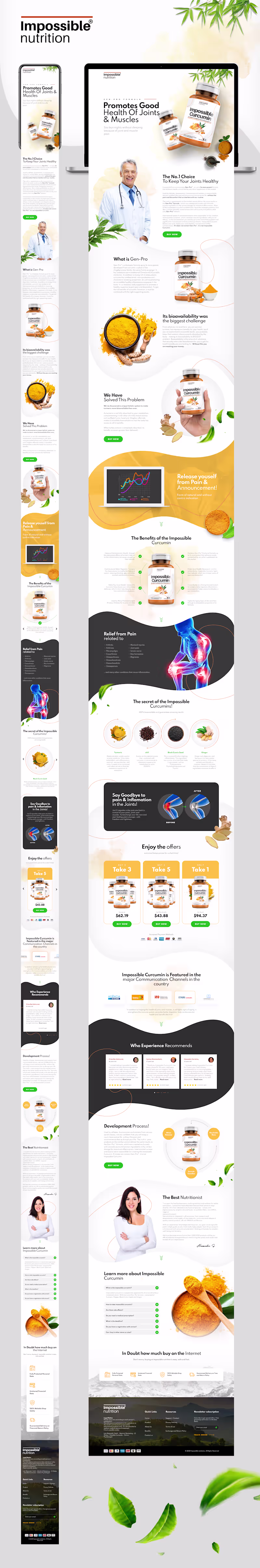 Cover image for High-Converting Landing Page Design for Nutrition Brands