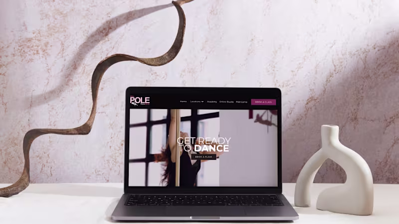 Cover image for Milan Pole Dance Studio Website Redesign