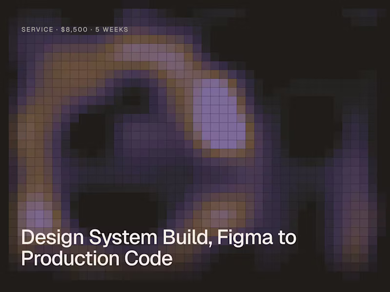 Cover image for Design System Build, Figma to Production Code