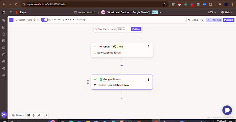 Cover image for Automated Lead Capture – Gmail to Google Sheets