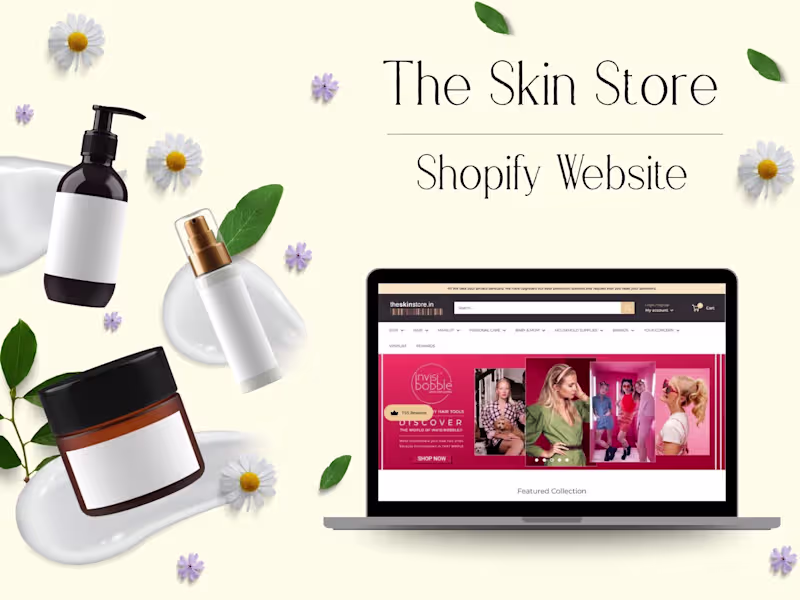 Cover image for The Skin Store | Shopify Website