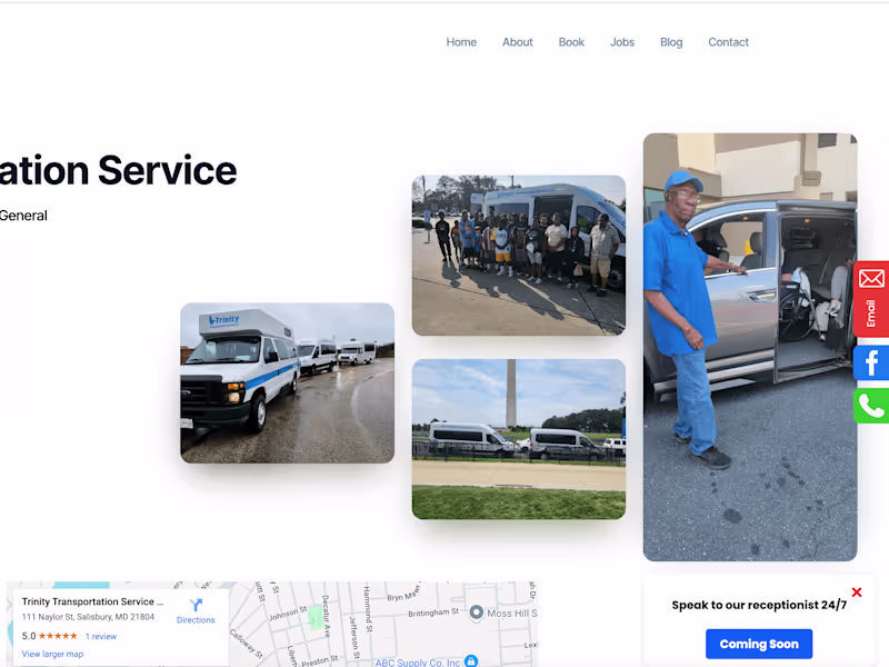 Cover image for Trinity Transportation Service