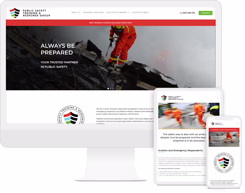 Cover image for PSTR Group website redesign