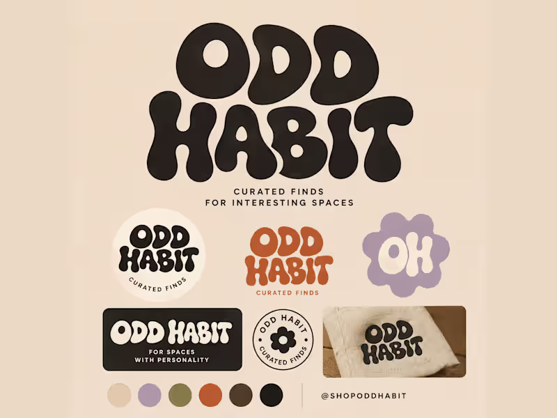 Cover image for Branding and Visual Identity for Odd Habit