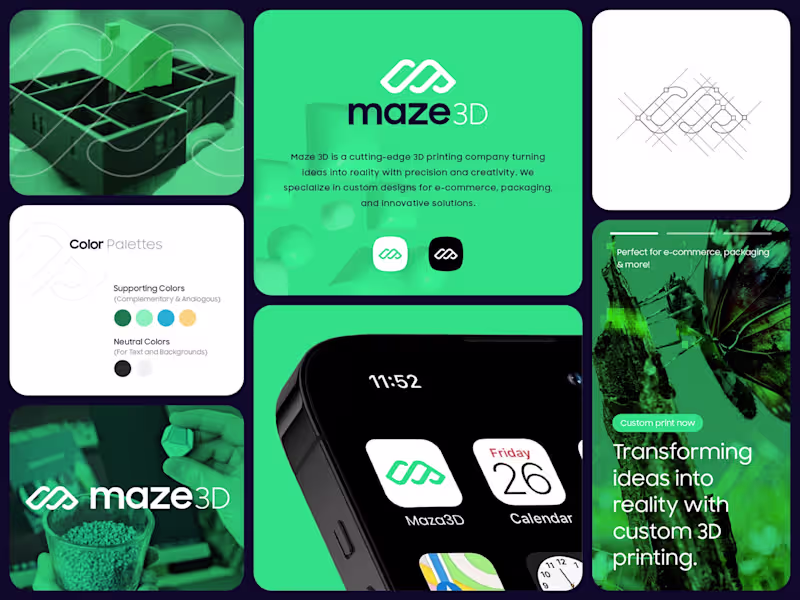 Cover image for Maze3D Print Media — Brand