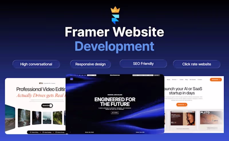 Cover image for Framer Website Design & Development | Figma to Framer