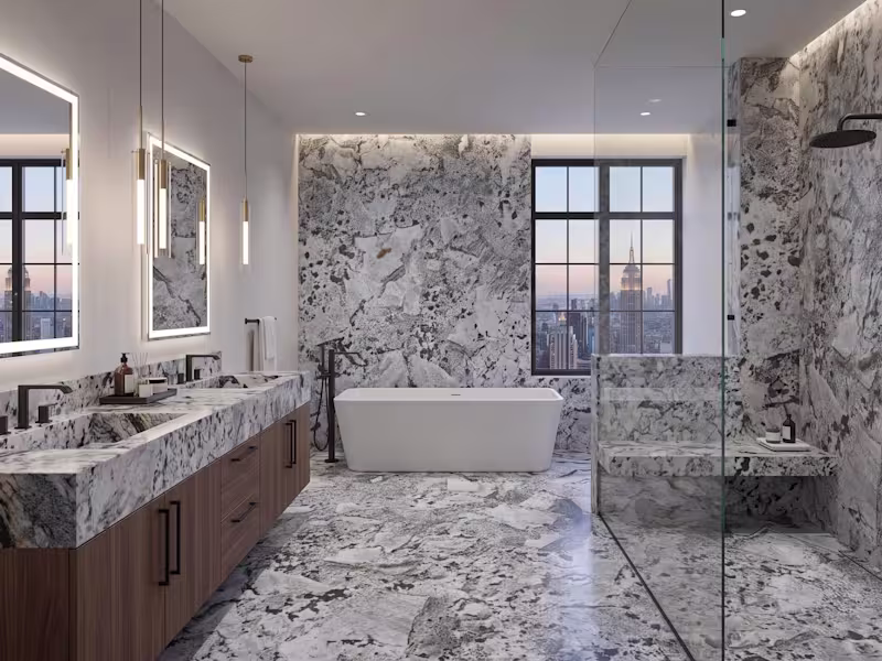Cover image for Monolithic Elegance: Azul Nova Stone Project