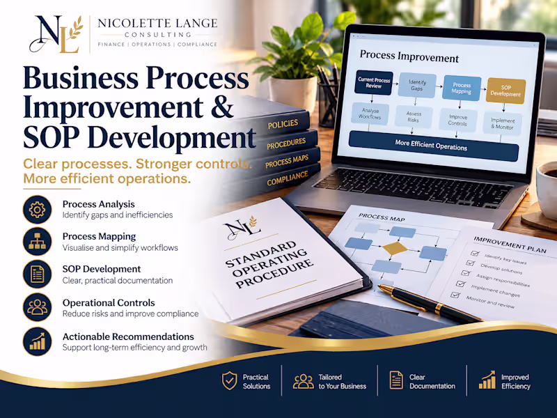 Cover image for Business Process Improvement & SOP Development