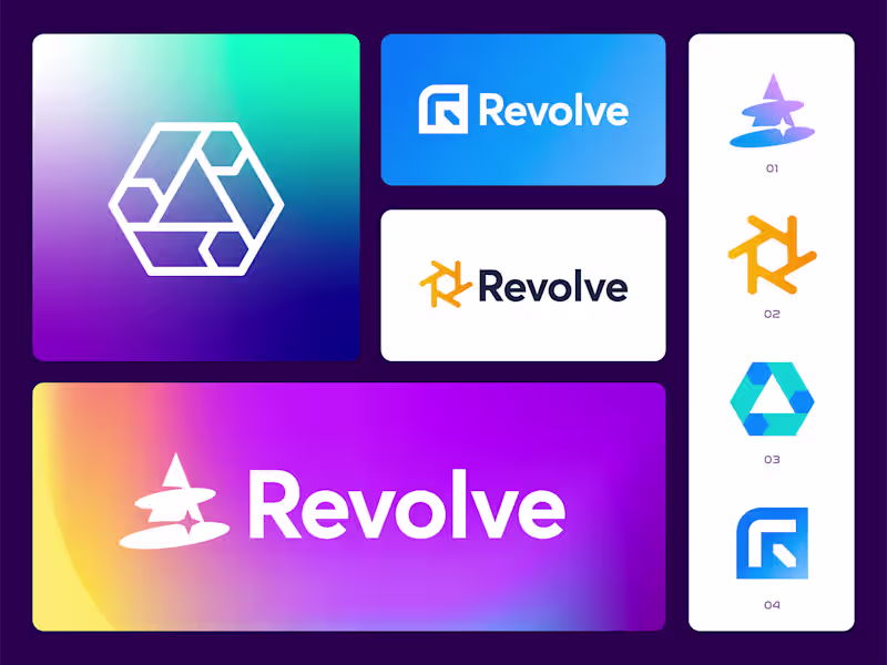 Cover image for Revolve - Logo & Visual identity