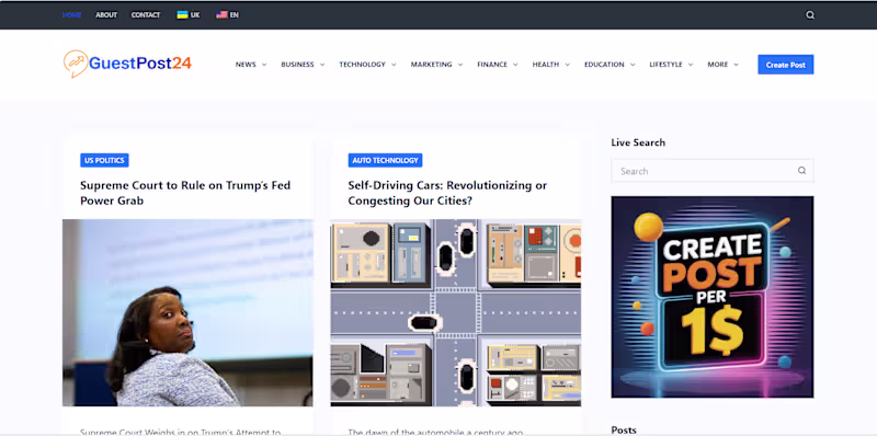 Cover image for platform for Guest Post and News