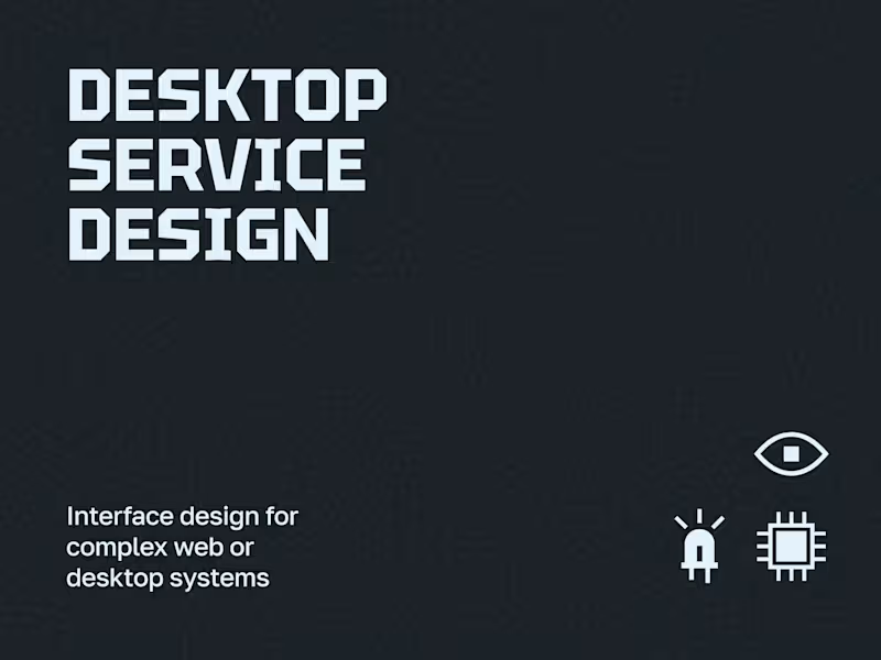 Cover image for Desktop Service Design