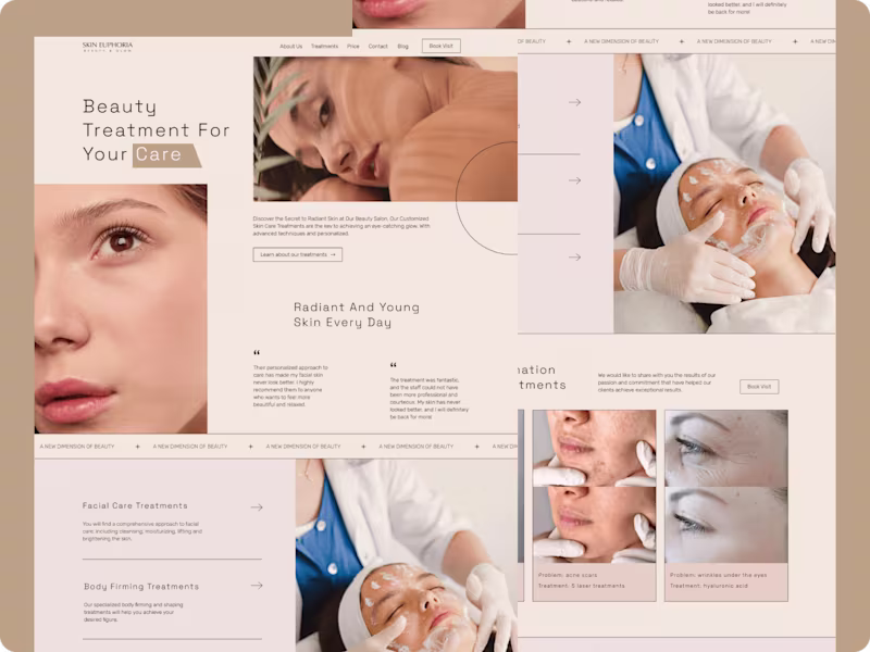 Cover image for Beauty Salon Website