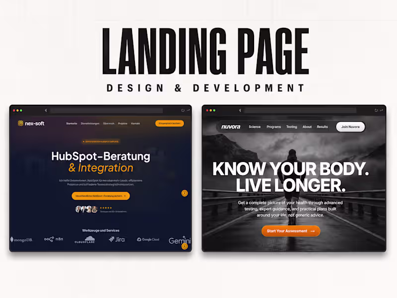 Cover image for SaaS Landing Page — Design + Framer Build