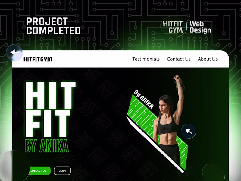 Cover image for Web Design Concept for HIT