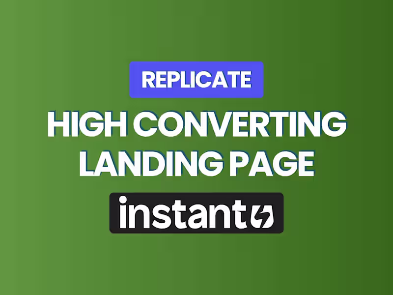 Cover image for Replicate Pages On Instant