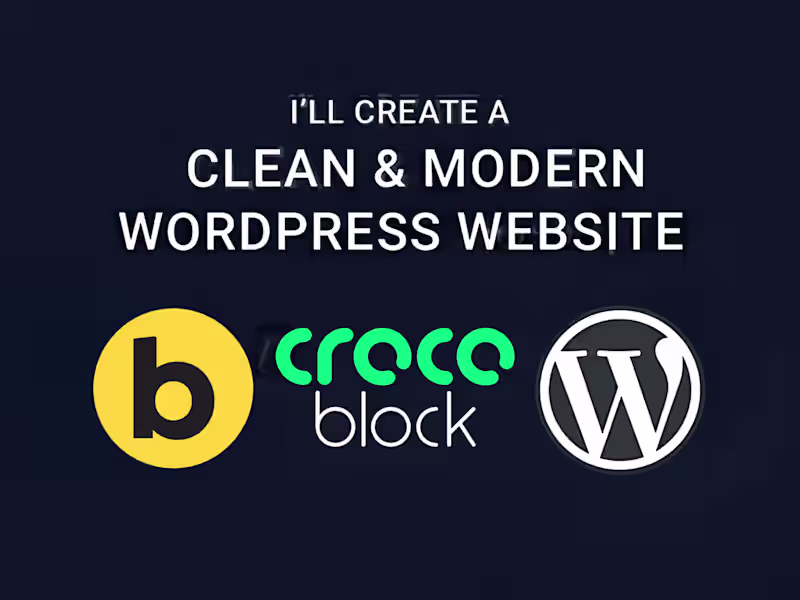 Cover image for Dynamic WordPress Website Using Bricks Builder for Business