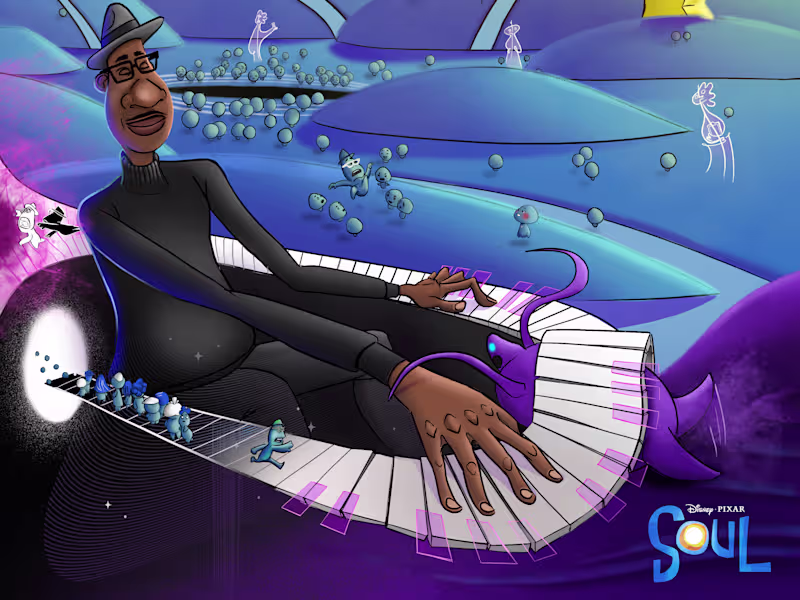 Cover image for Pixar's Soul Album Cover Contest