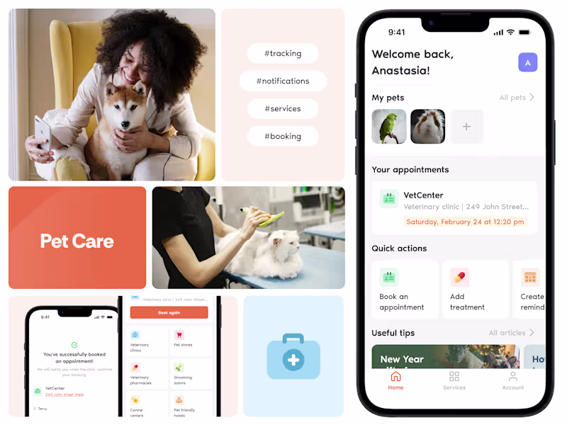 Cover image for PetCare | Health SaaS mobile app