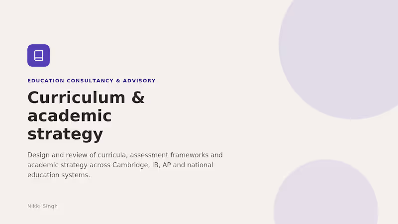 Cover image for Curriculum and Academic Strategy