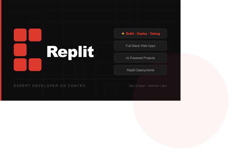 Cover image for I'll build your web app or tool on Replit