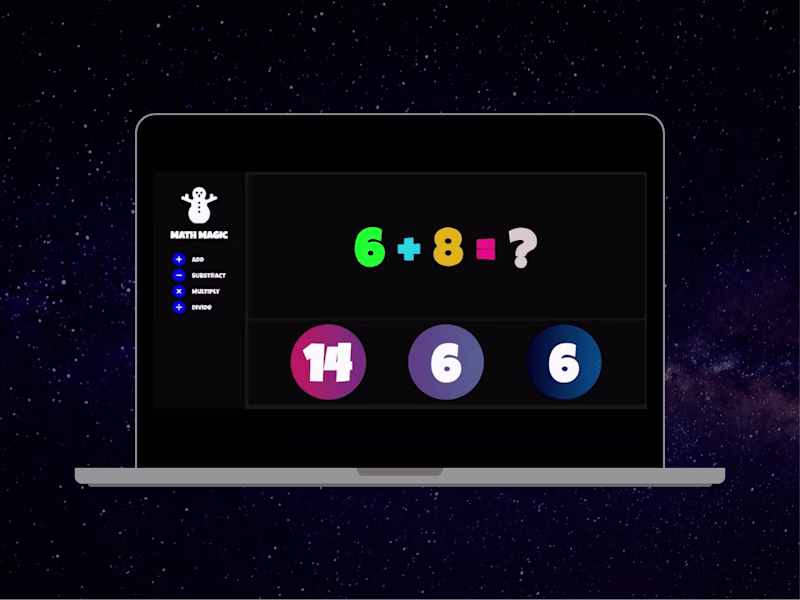 Cover image for Math Magic: Fun-Filled Arithmetic Learning Game for Kids