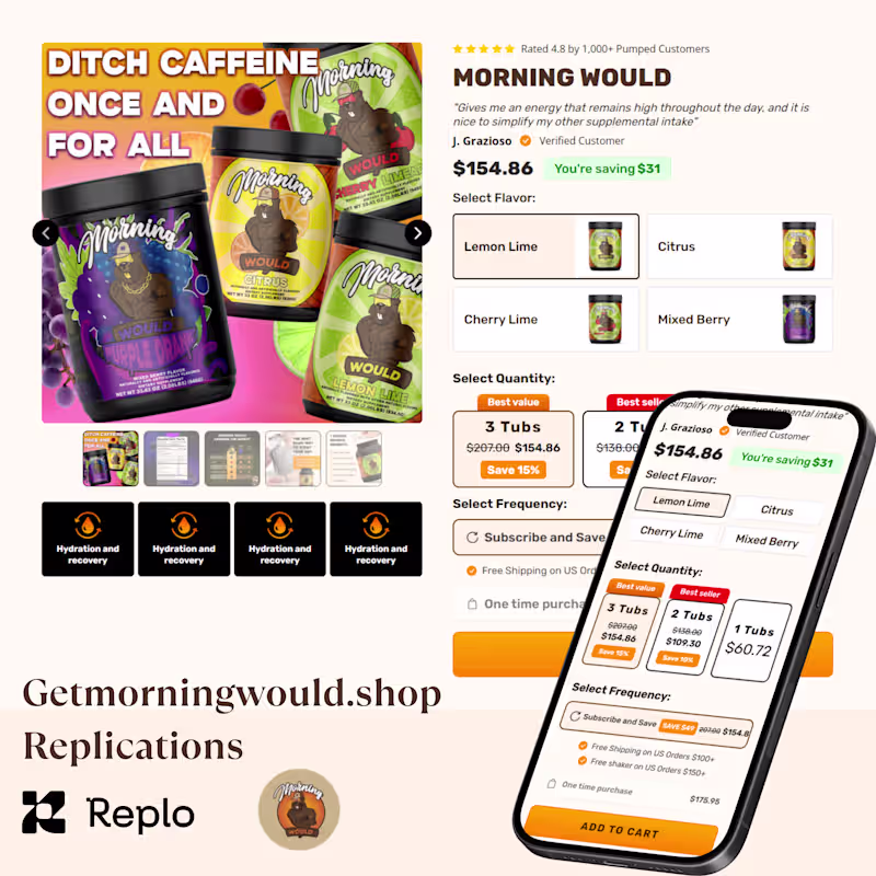 Cover image for Replo Shopify Landing Page –