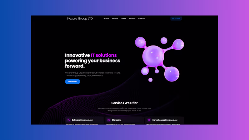 Cover image for Flexore Group LTD site