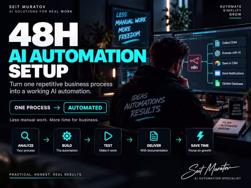 Cover image for 48h AI Automation Setup