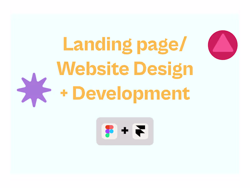 Cover image for Landing page to suit ur business goals, turn visitors to clients