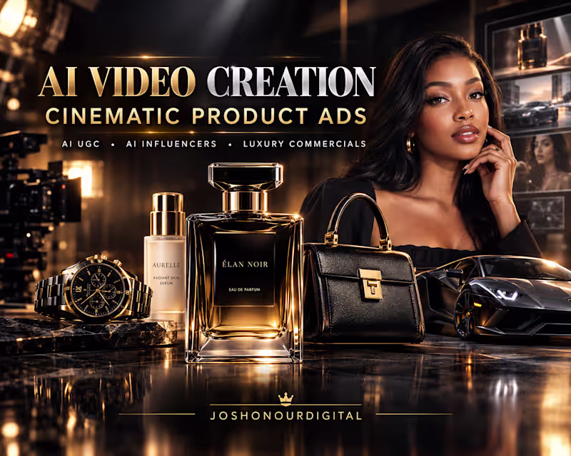 Cover image for Cinematic AI Product Ads & Commercial Videos