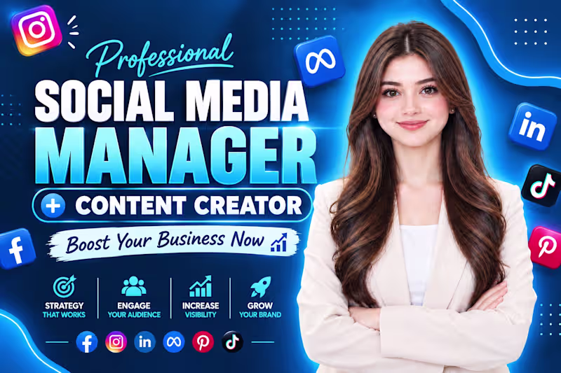 Cover image for Social Media Management & Content Creation