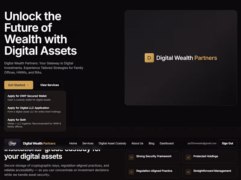 Cover image for Digital Wealth Partners - Gateway to Digital Investments