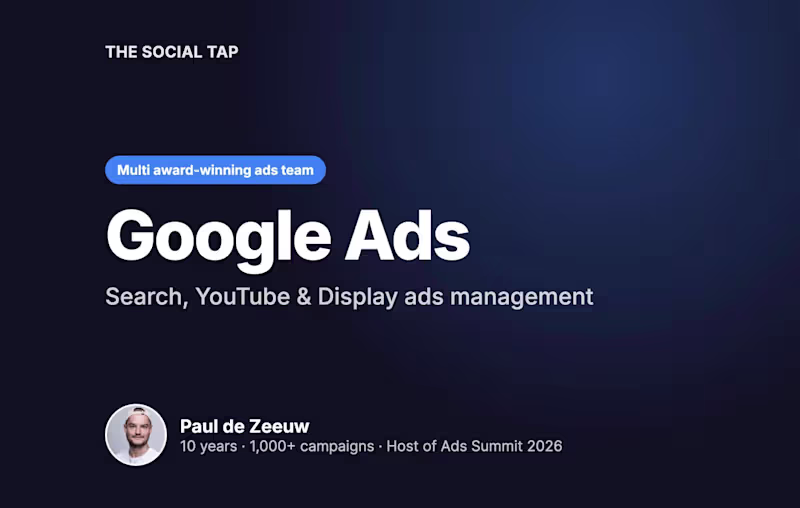 Cover image for Google Ads Management (Search, YouTube & Display)