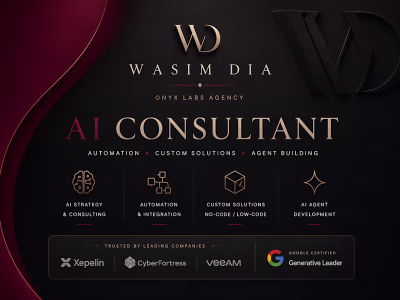 Cover image for AI Automation & No-Code Development