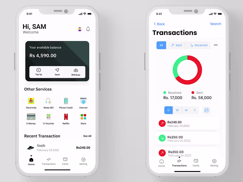 Cover image for Custom Website UI/UX Design Mobile App UI/UX Design