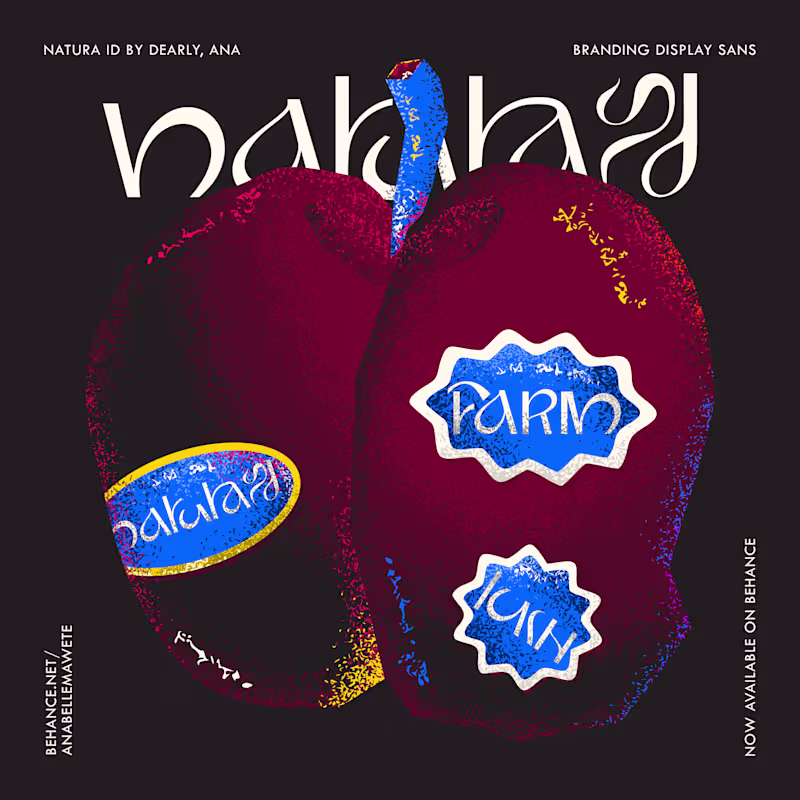 Cover image for Dearlies, Our first typeface is here. Natura ID — modern, ad...