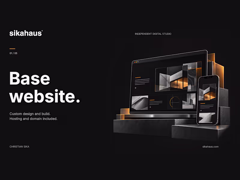 Cover image for Base Website | Custom Design, Development and Hosting