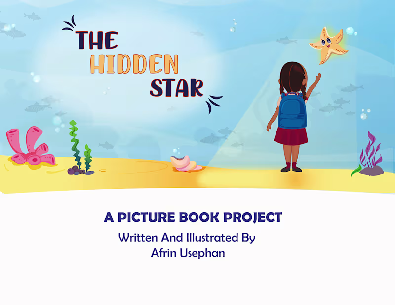 Cover image for THE HIDDEN STAR (PICTURE BOOK)